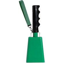 Football Game Bell Cheering Bell Steel-Green With Wrist Strap