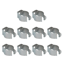 10 Stück platzsparende Klemmhaken, Rohr-Clip-Halter,