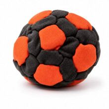Creative Football Shape Punching Bag Soft Plush- blackOrange