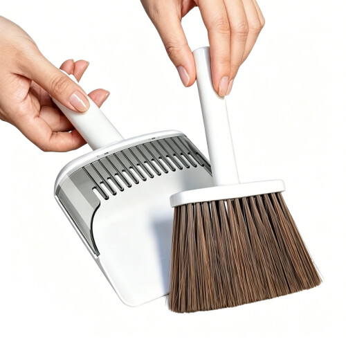 Small Dust Pan and Brush Set Mini Broom and Dustpan Set Small