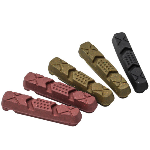 2 pièces de plaquettes de frein de vélo, support de frein-Vert 1