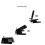 Support universel de support de construction d'alliage-Noir 5