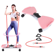 Nastopee Exercise Twist Board with Resistance Bands, Ab Twister Machine with Digital Counter, Core Training, Balance & Fitness, 100kg Capacity