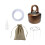 Burning Stove Suitable for Outdoor Activity-brown round bottom 1