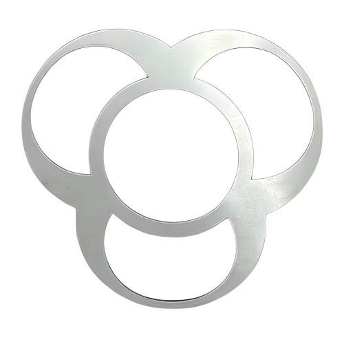Drum Shell Port Hole Protector Drumhead Vent Dekorative-4 Ringe