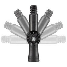 Rotatable Angle Adaptor for Threaded Extension Pole Attachments for Threaded Extension Pole Adapter