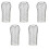 5PCS 3.5 Inch Adjustable Aluminum Gutter Downspout Guards - Expandable Leaf Filter Strainer, Heavy-Duty Gutter Protector 1