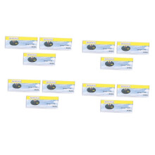 Safetypin Porte-Pince Porte-Nom en Plastique Dur Transparent 12 Pièces