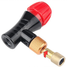 Fahrrad-Luftpumpe, Ventilkopf, Inflator-Adapter, CO2-Gaspumpenkopf, Schnell Aufblasbarer Fahrrad-Inflatorkopf für Presta Schrader