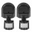 2X Ac110V-240V Outdoor Pir Motion Sensor  Wall Light Lamp 180 Degree Sensor Detector Pir Motion Sensor LED 1