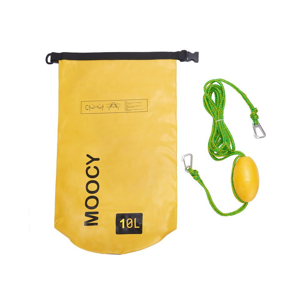 2X Moocy Tow Rope Sand Sack 2-In-1 Sand Anchor Waterproof Dry Bag Con Boa Regolabile Per Kayak Jet Ski Rowing 10L-image