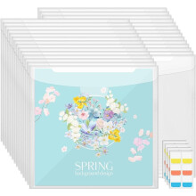 32 Szt. 12x12-Calowy Organizer do Przechowywania Papieru do Scrapbookingu z 60 Szt. Zakładek Indeksujących, do Przechowywania Papieru do