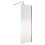 Balterley Balterley Wetroom Screen with Support Bar, 760mm, Brushed Bronze 2