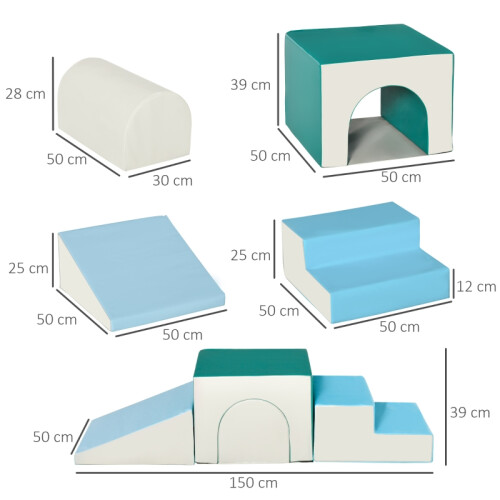 4-Piece Soft Play Set for Toddlers 1-3 Years 2