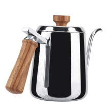 304 Stainless Steel Wooden Handle Drip Kettle