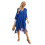 Comfortabele uitgeholde gebreide strandpullover-top Casual-Blauw 1