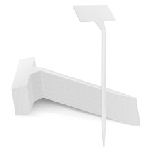 40 StüCke AußEn Pflanze Label, Wasserdichte Kunststoff Pflanze T-Type Tags, Langlebige Kinder Garten Garten , Perfekt für KräUter, Blumen