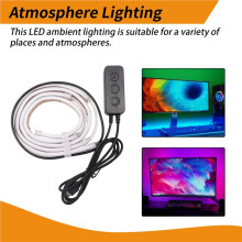 Computerbildschirm-Synchronisierungsstreifenmonitor RGB-LED-PC-Hintergrundbeleuchtung Pickup-Licht für Esports-Raum für 27-Zoll-Monitor
