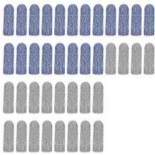 40 Stück Fingerlinge, Schnittfester Schutz, Anti-Schnitt-Fingerspitzen, Fingerhülle, Wiederverwendbare Fingerabdeckungen, Daumenfinger