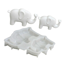 Elephant Shape Silicone Molds Heat Resistant Easy Demolding for
