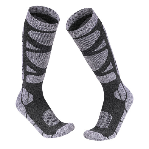 Winter Ski Knee High Socks Breathable Warm