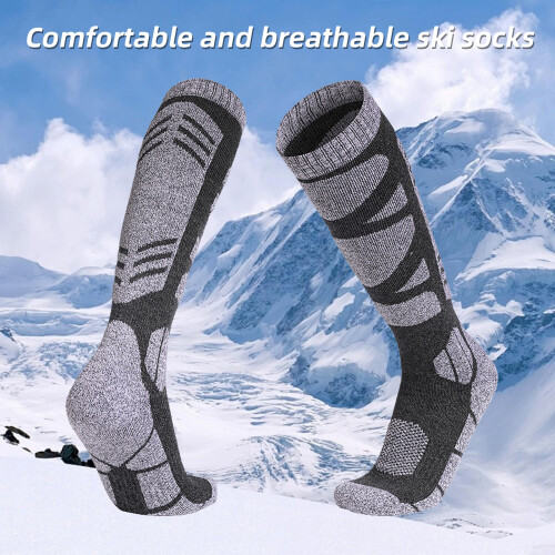 Warm Winter Ski Socks Breathable Sweat Wicking