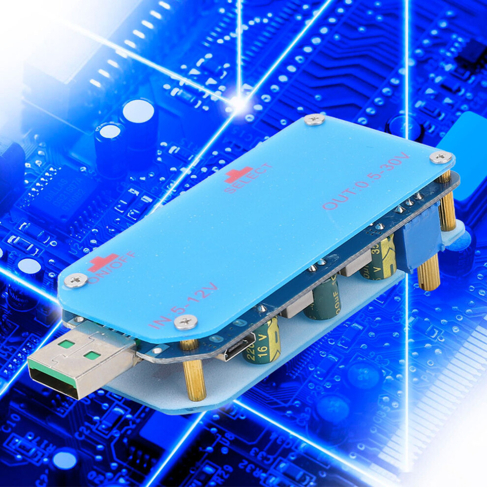 USB Buck-Boost Voltage Regulator 0.5-30V 2A
