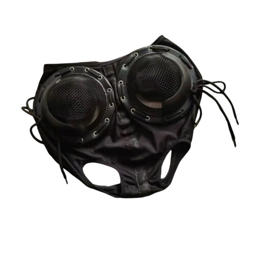 Masque d’exercice protecteur pour chevaux avec bord-Noir