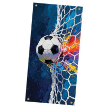 Robuste globale Fußball-Türdekoration aus Polyester für