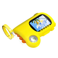 Handmikroskop für Kinder mit 2-Zoll-Farbdisplay und-Gelb