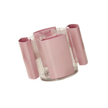 Rotierende Kunststoff-Stift-Organizer-Box mit 5 Abschnitten-Rosa