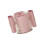 Rotierende Kunststoff-Stift-Organizer-Box mit 5 Abschnitten-Rosa 1