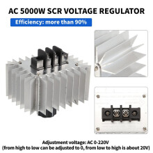AC 220 V 5000 W SCR Spannungsregler Motordrehzahlregler Licht Dimmer Dimmer Thermostat 5000 W Motordrehzahlregler