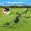 3 Wheel Foldable Golf Push Cart with Foot Brake, Mesh Pocket, Adjustable Handle 3