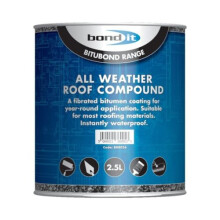 All Weather ROOFING Compound Bitumen Coating Waterproof Sealer Seal 2.5L