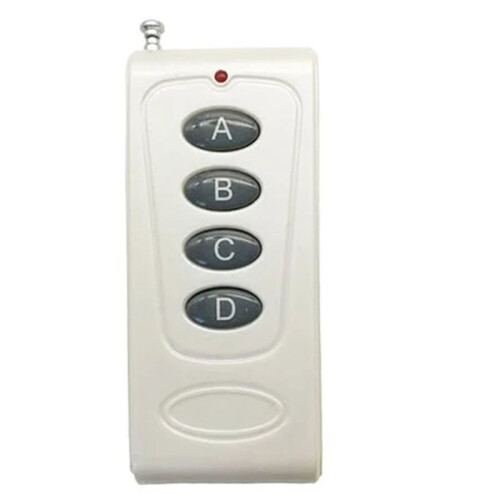 433MHz 4CH Wireless Relay RF Remote Control  Receiver & 4 Button Transmitter for Garage Door Gate 1