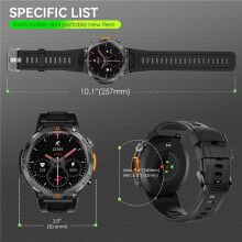 Bluetooth Call Smart Watch Men Full Touch Screen Health Monitor Clock With Flashlight Men SmartWatch For IOS Android