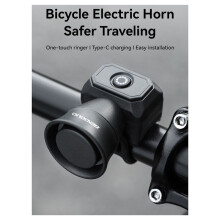 BENGGUO Electric Bike Bell Horn Rechargeable Bell Cycling Horn for Mountain Bike Road Bike Riding Accessories