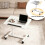 Overbed Table with Wheels, 40x60cm, Smooth Crank Height Adjustment (59-89cm) 5