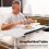 Overbed Table with Wheels, 40x60cm, Smooth Crank Height Adjustment (59-89cm) 7