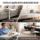 Overbed Table with Wheels, 40x60cm, Smooth Crank Height Adjustment (59-89cm) 8