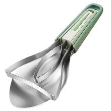Mangos Slicer Peeler, Peeler and Pit Remover Tool Splitter with Micro-Serrated Stainless Steel Blade