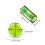 10Pcs Clear Acrylic Bubble Levels Featuring Magnetic Adhesion 5