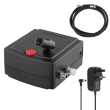 Portable Spray Pump Air Compressor Kit Air-Paint Control 25PSI for Painting Model Makeup Craft