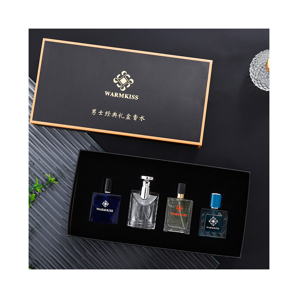 Avsa (Men's Classic Gift Box Four-Piece Set) Men & Women Perfume Gift Set, Long Lasting Fragrance, Best Seller