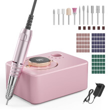 Electric Nail File 35000 RPM,Professional Cordless Nail Drill for Acrylic and Gel Nails