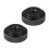2Pcs Aluminum 1/4inch Thread Screw Nut Mount Reinforced-Black 1