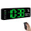 Digital Wall Clock, Large Display Digital Clock with Remote Control,for Living Room, Bedroom, Decor, Gift for Elderly 1
