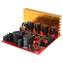 EffektföRstäRkare Ljudkort 180W+180W 2.0-Kanals FET-HöGtalare FöRstäRkare LjudföRföRstäRkare Dubbel AC18V-26V med FläKt
