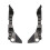 2Pc Front Bumper Mounting Holder for   E12 Hatchback 2003-2006 Front Bumper Bracket 52536-13020 5253602020 1